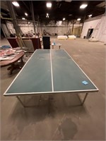 Ping pong table.