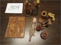 Various wooden items