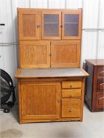 Vintage oak kitchen cabinet