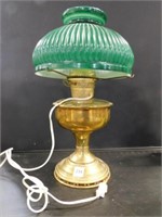 brass oil lamp