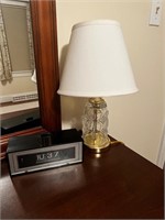 Lamp and clock radio