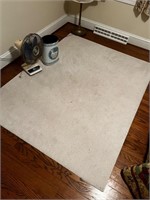 Small area rug some discoloration