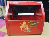 Vintage Amsco Shu-Shine Box Toy Bank