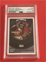 PSA 10 2017 Patrick Mahomes Rookie Card