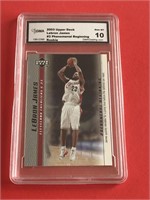 2003 UD LeBron James Rookie Card Graded 10