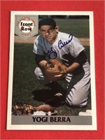 1992 Front Row Yogi Berra Autographed Card
