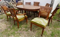 Dining table and 7 chairs