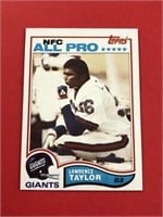 1982 Topps Lawrence Taylor Rookie Card