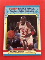 1988 Fleer Michael Jordan Sticker Card
