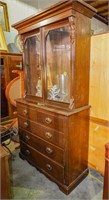 Antique walnut cabinet