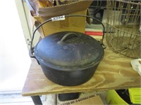 Vintage Cast Iron Pot w/ Lid