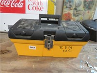 Black/Yellow Toolbox with Contents
