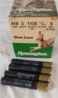 20 Rounds Remington 410, 3" shells