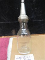 Vintage Quart Oil Bottle