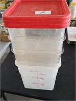 cambro measure containers, 3 lids only