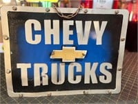 2ft x 17” Metal 3-D Chevy Sign