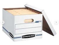 20 banker boxes storage / file corrugated legal /