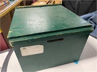 Wooden travel storage box