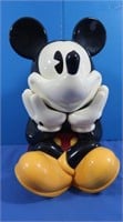 Disney Mickey Mouse Plastic Cookie Jar-Talks