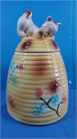 Vintage Ceramic Beehive Cookie Jar
