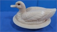 Vintage Westmoreland Duck on Water-2 pc Dish