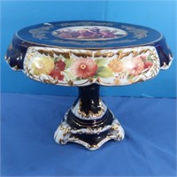 Vintage Victorian Style Handpainted Cake Stand