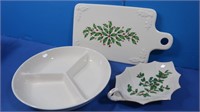 3 pc Lenox Serving Dishes