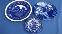 Blue & White Dishes-Avon, Ironstone, Copeland
