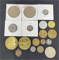 Assorted US Coins & Tokens