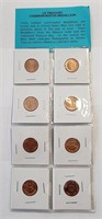 US Treasury Commemorative Medallions (8)