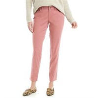 SIZE 6 CHAPS PINK WOMEN'S SKINNY STRETCH ANKLE