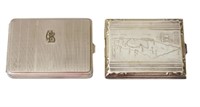 Two Antiques  Cigarette Cases Early 20th C