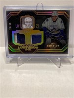 Loui Eriksson Numbered Auto Jersey Card