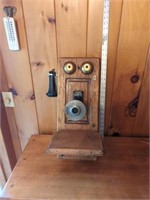 Western electric oak Wall phone