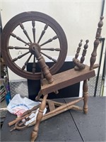 Antique Spinning Wheel in parts