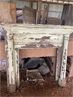 Antique 1800’s Painted Mantel Barn Find