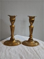 Pair of Brass Candlestick Holders