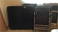 Card table and 4 Chairs  Cosco