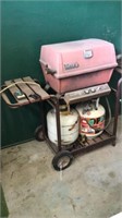 Turbo gas grill and 2 bottles