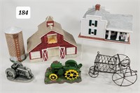 Toy Farm Buildings & Tractors