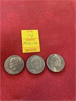 1972-1977 Eisenhower Dollar Coins