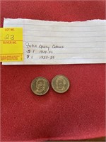 John Quincy Adams  Dollar Coins