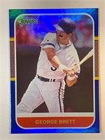 GEORGE BRETT 2021 DONRUSS BLUE HOLO CARD