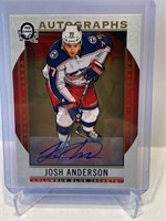 Josh Anderson Autograph Card