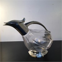 FRENCH FIGURAL 'DUCK BILLED' DECANTER