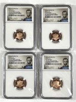 2022-S Lincoln Cent Proof Lot of 4 NGC PF69 UCAM