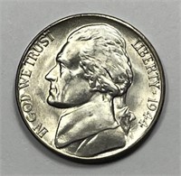 1944-S Jefferson Silver Nickel Uncirculated BU