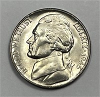 1945-S Jefferson Silver Nickel Uncirculated BU