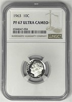 1963 Roosevelt Silver Dime Proof NGC PF67 UCAM