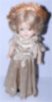 Lot #3023 - Vintage doll in dometop showcase